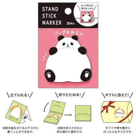 Mind Wave Sticky Notes - Panda Tummy