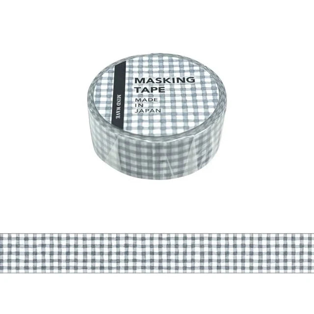Mind Wave Washi Tape - Check Pattern 24