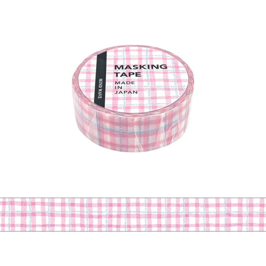 Mind Wave Washi Tape - Check Pattern 25