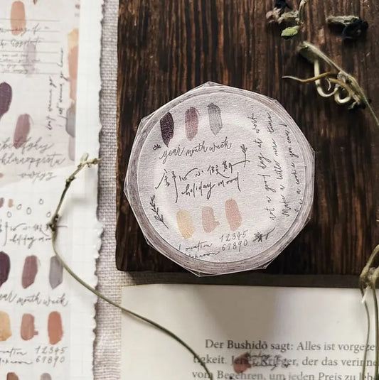 Mr. Eggplants Washi Tape - Holiday Mood