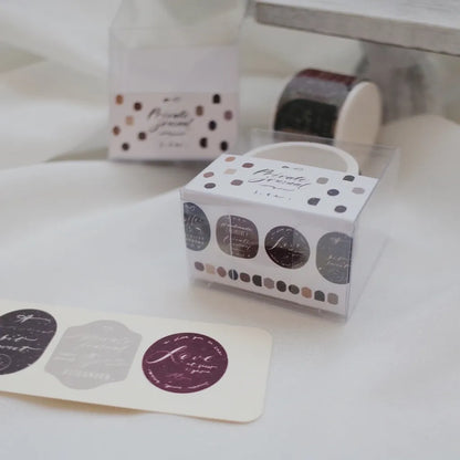 Mr. Eggplants Kiss-Cut Washi Tape - Private Journal