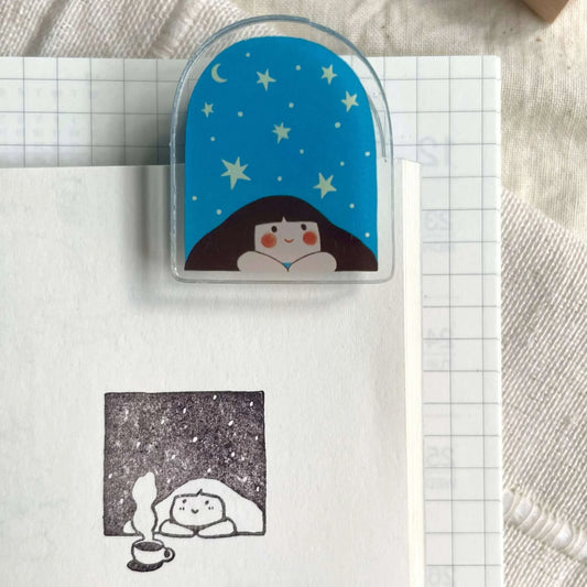 Msbulat Acrylic Clip - Warm Cuppa