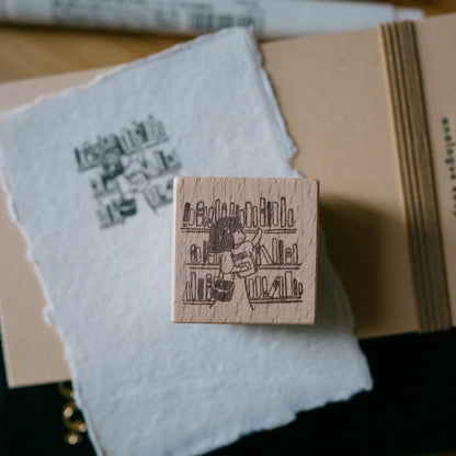 Msbulat x Smidapaper Rubber Stamp - Add To 'To Be Read' Pile