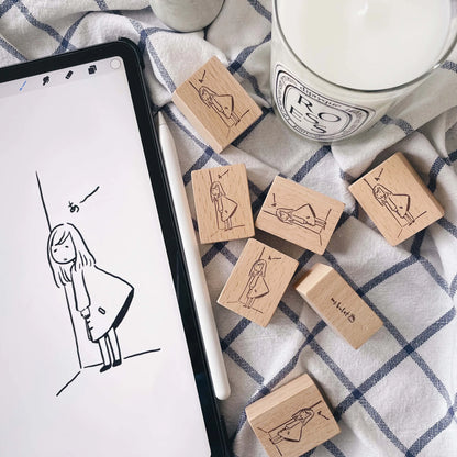 Msbulat Rubber Stamp - Ahhh...