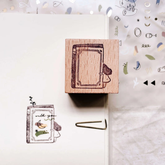 Msbulat Rubber Stamp - Booked Me Some Joy