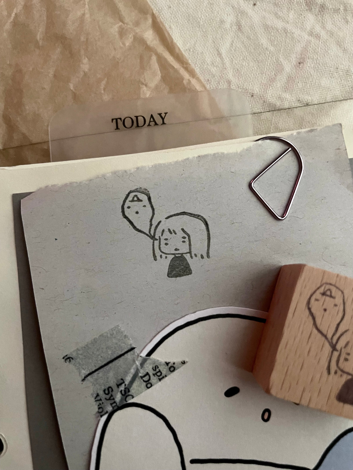Msbulat Rubber Stamp - Dead Inside