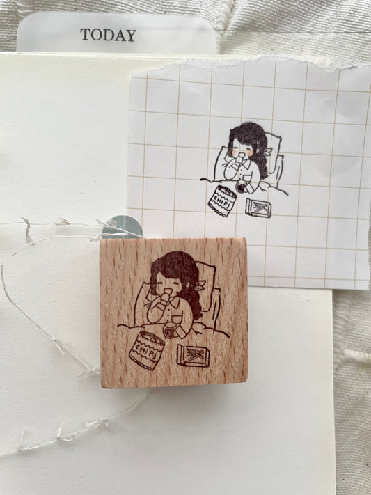 Msbulat Rubber Stamp - Fully Spoilt
