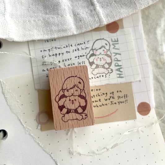 Msbulat Rubber Stamp - Furry Therapy