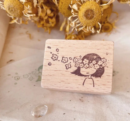 Msbulat Rubber Stamp - I See Flowers
