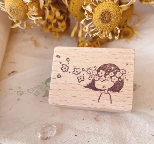 Msbulat Rubber Stamp - I See Flowers