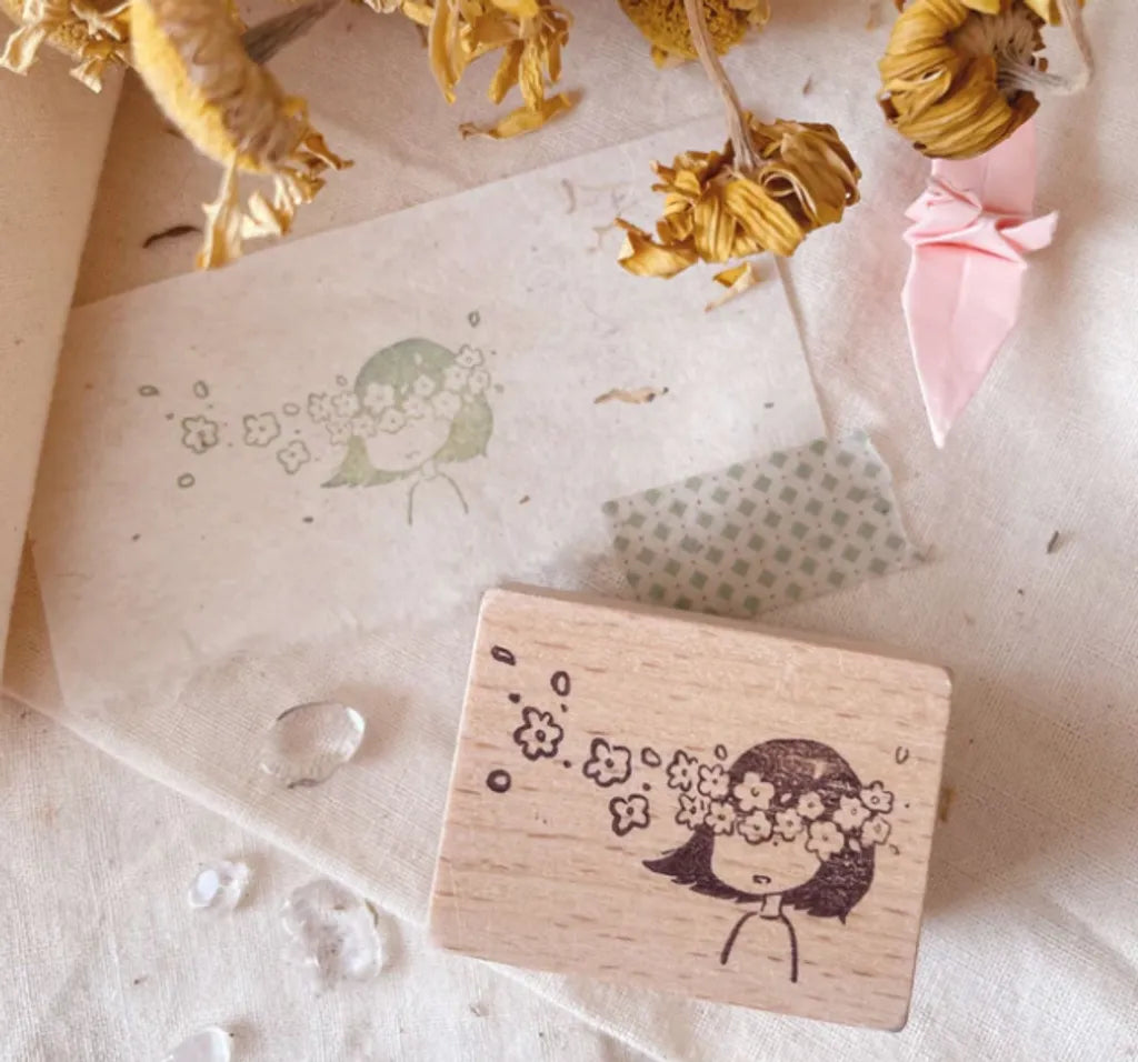 Msbulat Rubber Stamp - I See Flowers