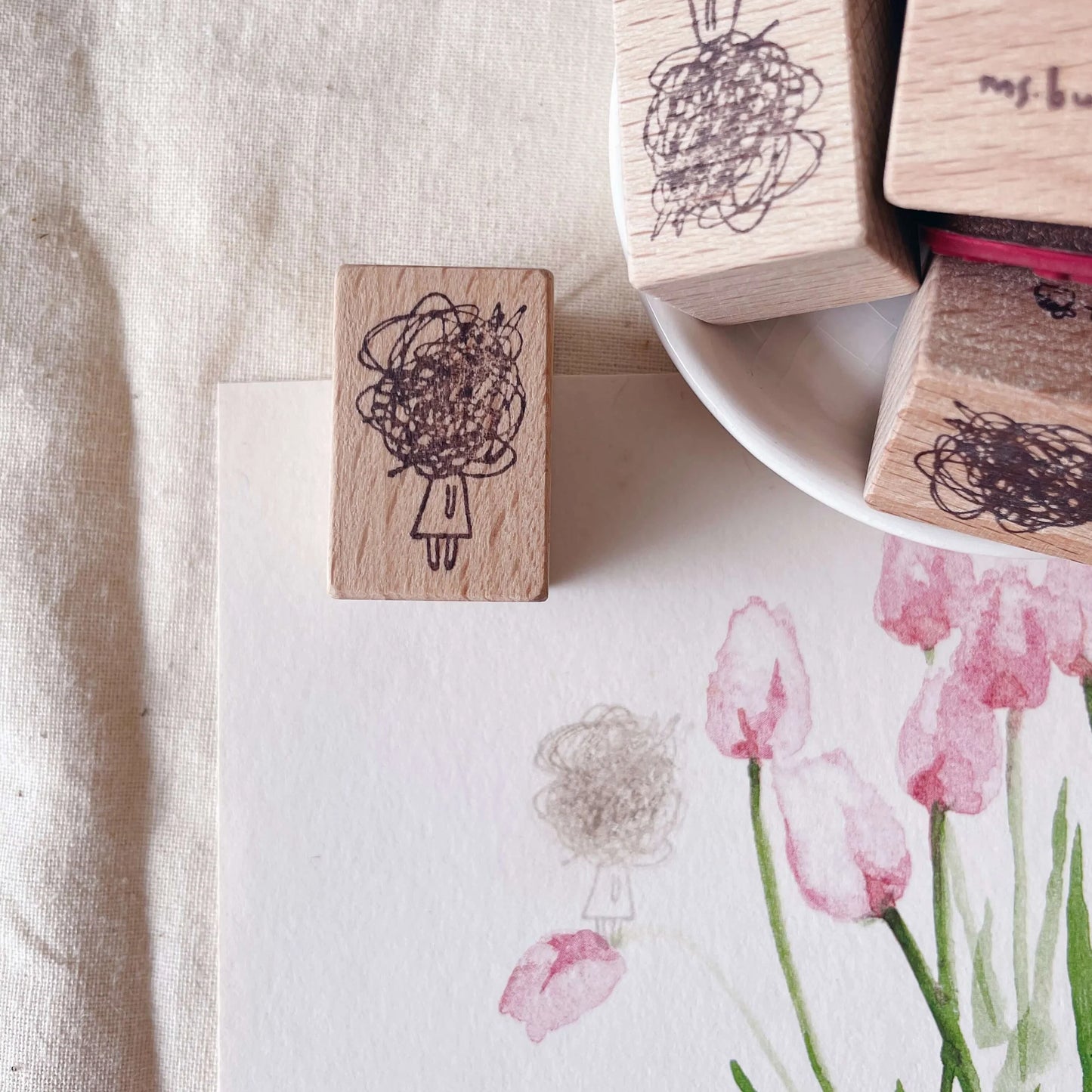 Msbulat Rubber Stamp - I'm Okay