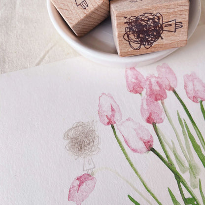 Msbulat Rubber Stamp - I'm Okay