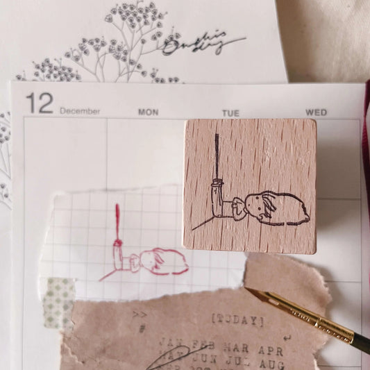 Msbulat Rubber Stamp - Lazy Layan