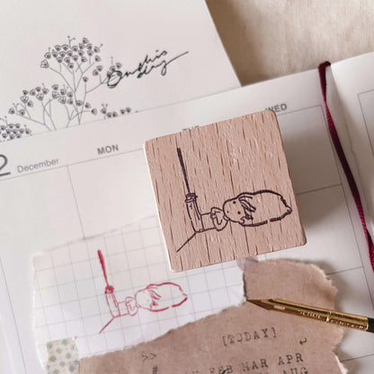 Msbulat Rubber Stamp - Lazy Layan