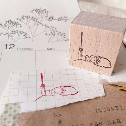 Msbulat Rubber Stamp - Lazy Layan