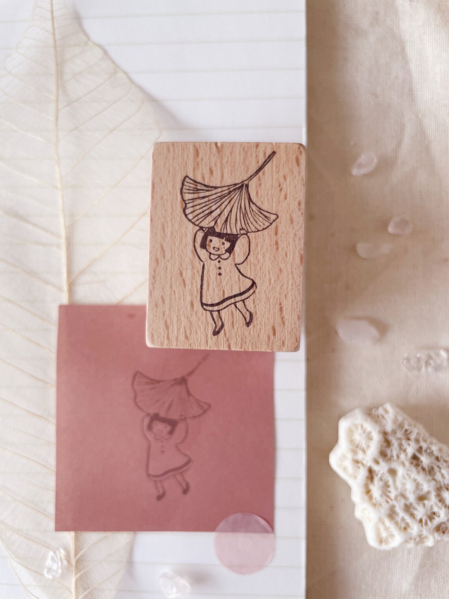 Msbulat Rubber Stamp - Leaf It To Me