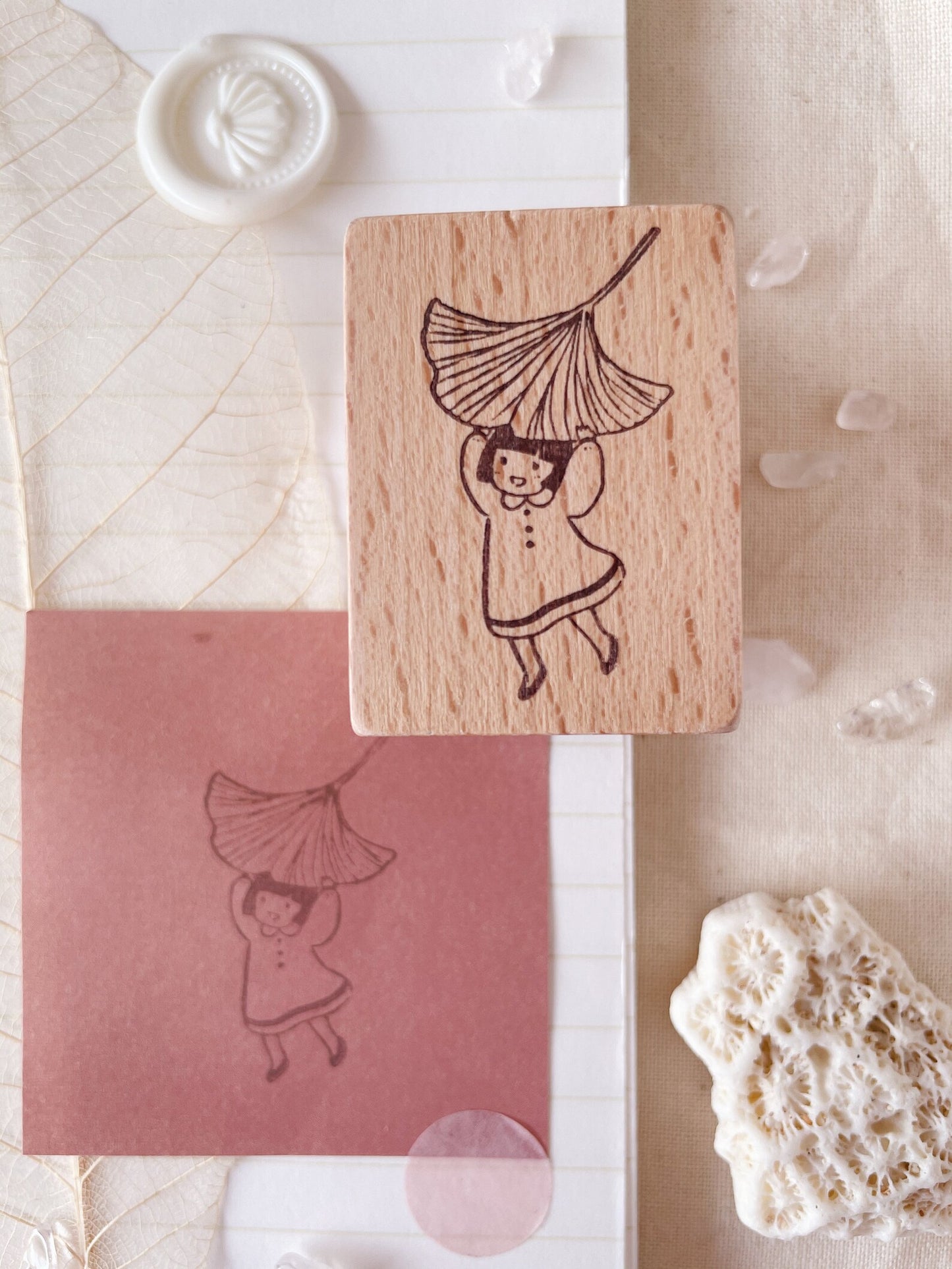 Msbulat Rubber Stamp - Leaf It To Me