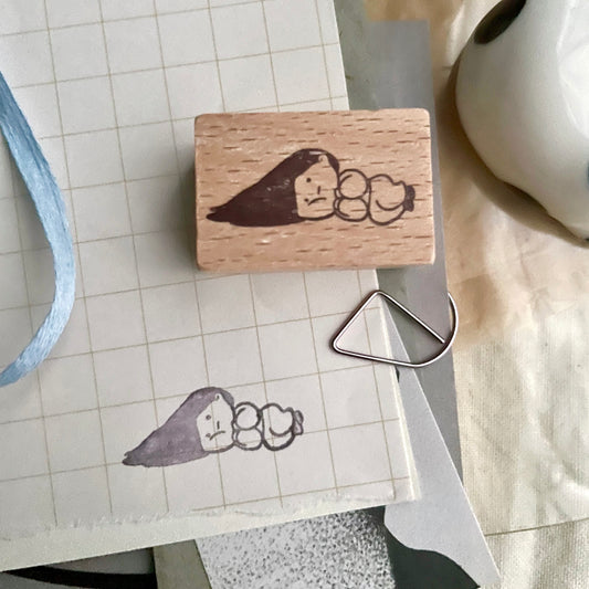 Msbulat Rubber Stamp - Leave Me Be
