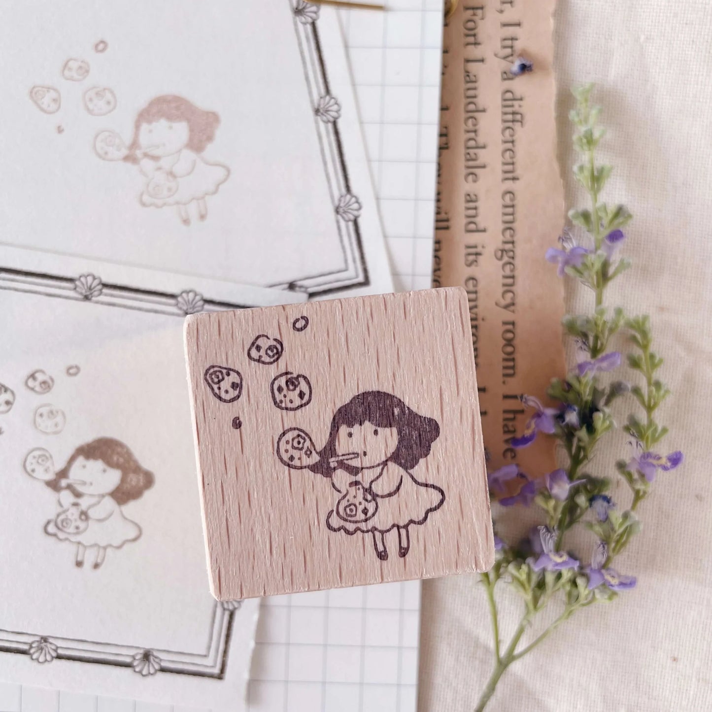 Msbulat Rubber Stamp - Let It Out