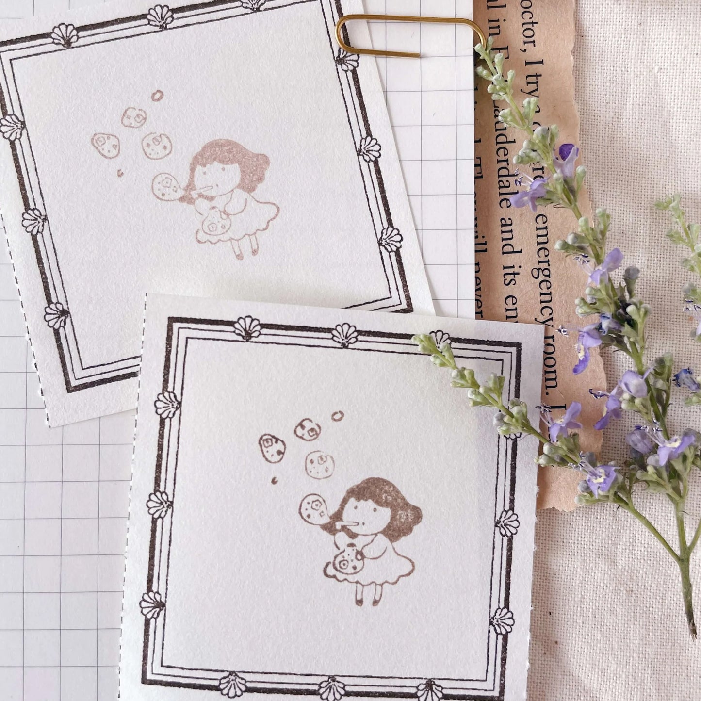 Msbulat Rubber Stamp - Let It Out