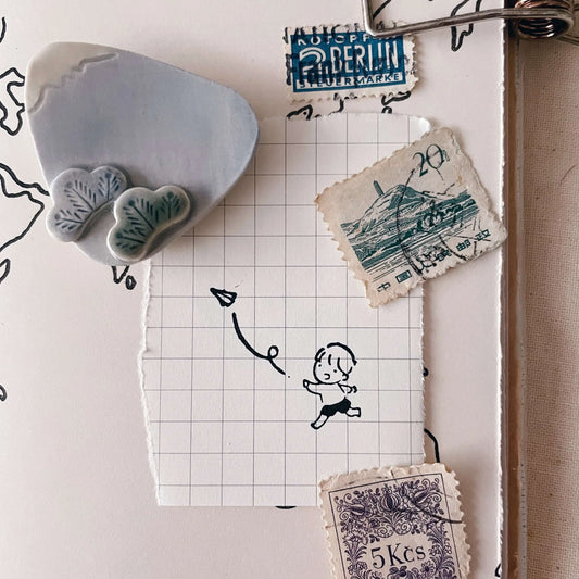 Msbulat Rubber Stamp - Let's Go