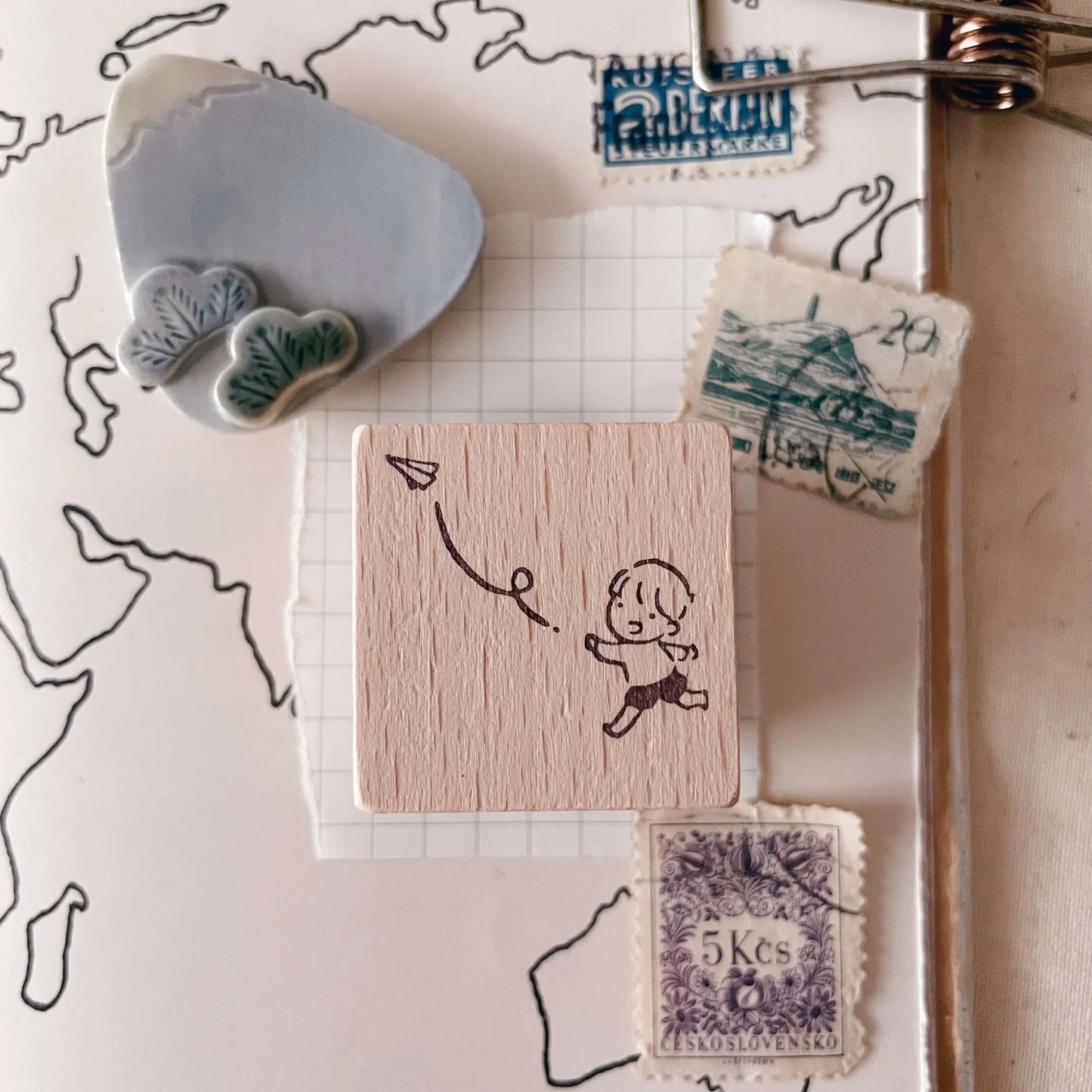 Msbulat Rubber Stamp - Let's Go