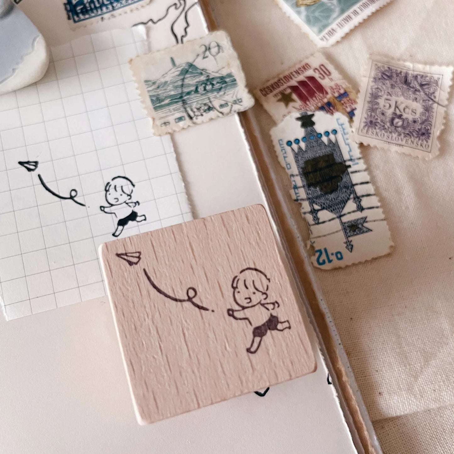 Msbulat Rubber Stamp - Let's Go