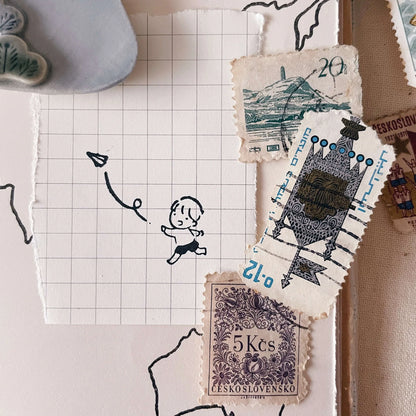 Msbulat Rubber Stamp - Let's Go