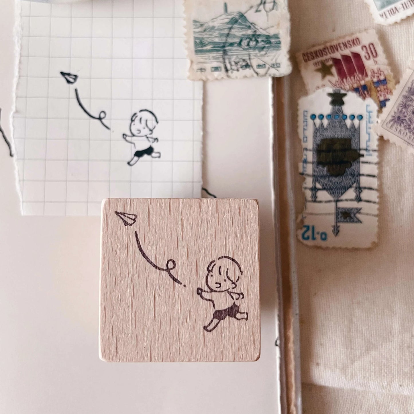 Msbulat Rubber Stamp - Let's Go