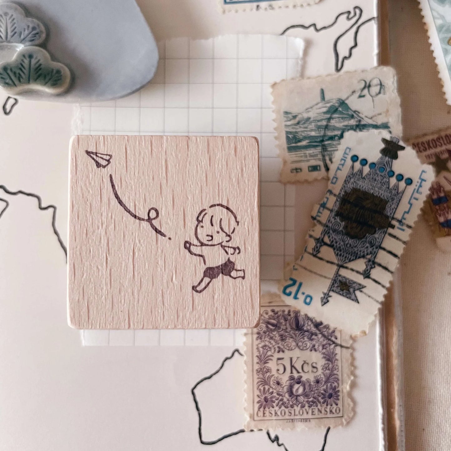 Msbulat Rubber Stamp - Let's Go