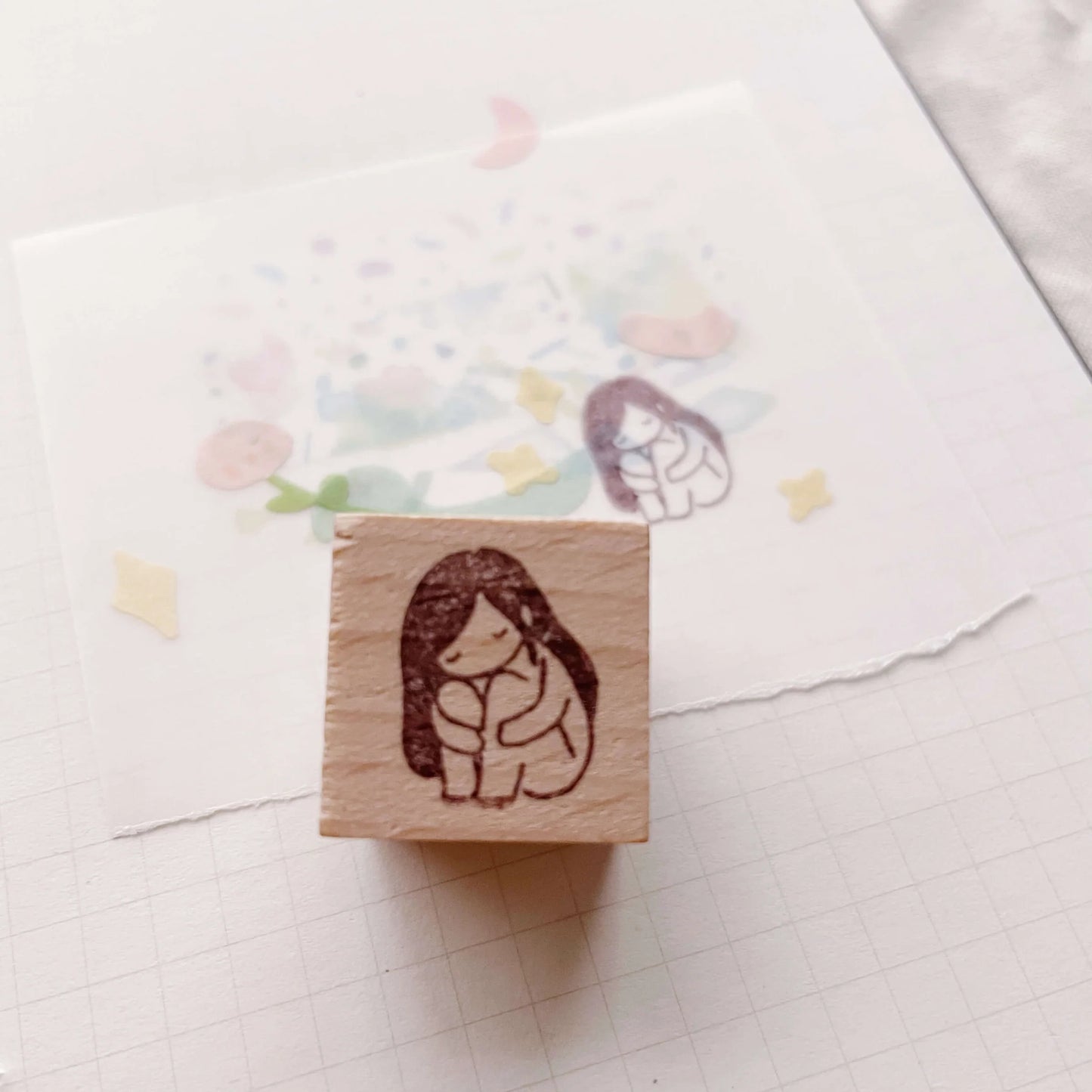 Msbulat Rubber Stamp - Listen To Your Heart