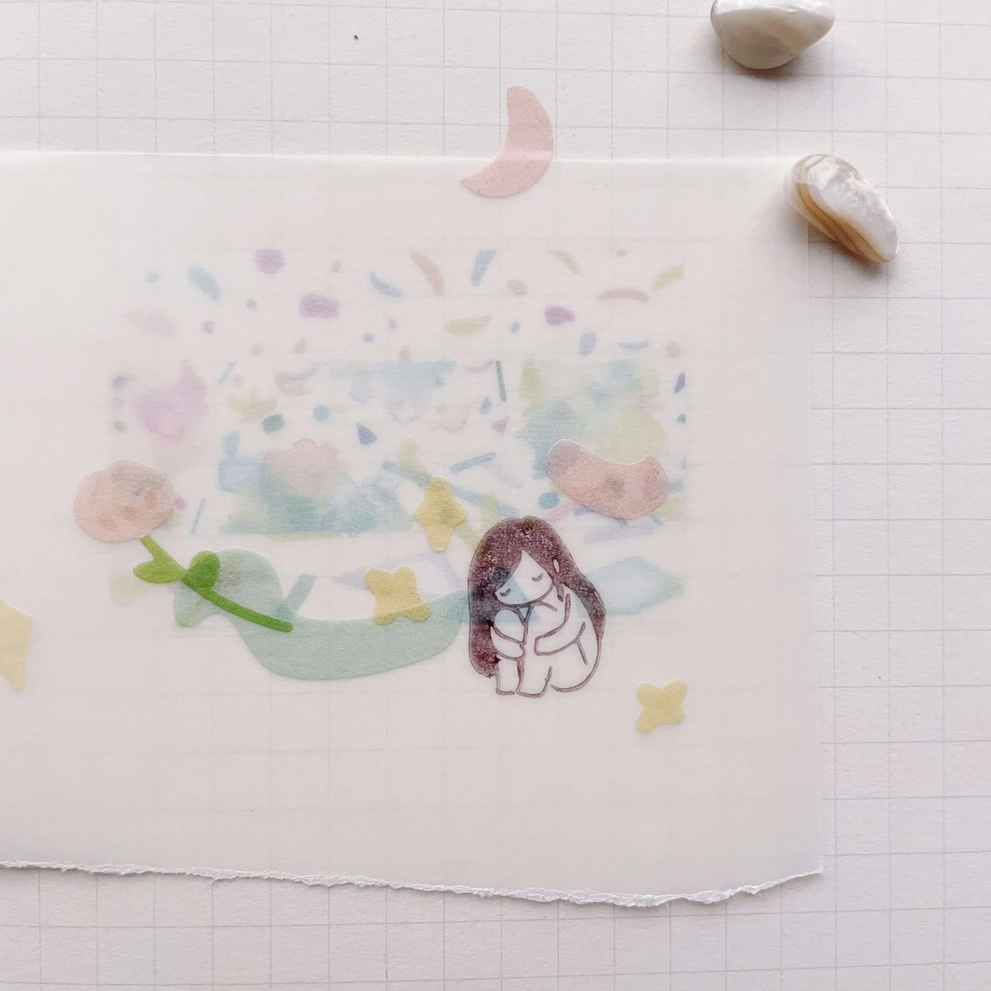 Msbulat Rubber Stamp - Listen To Your Heart