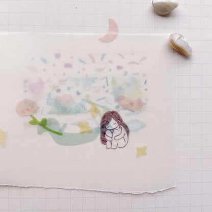 Msbulat Rubber Stamp - Listen To Your Heart