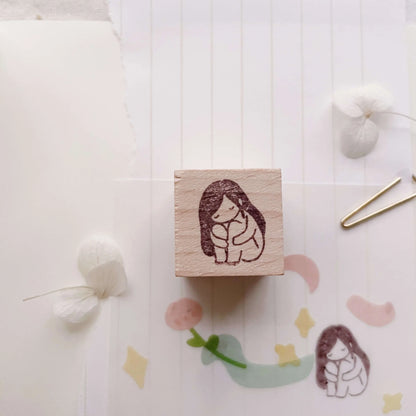 Msbulat Rubber Stamp - Listen To Your Heart