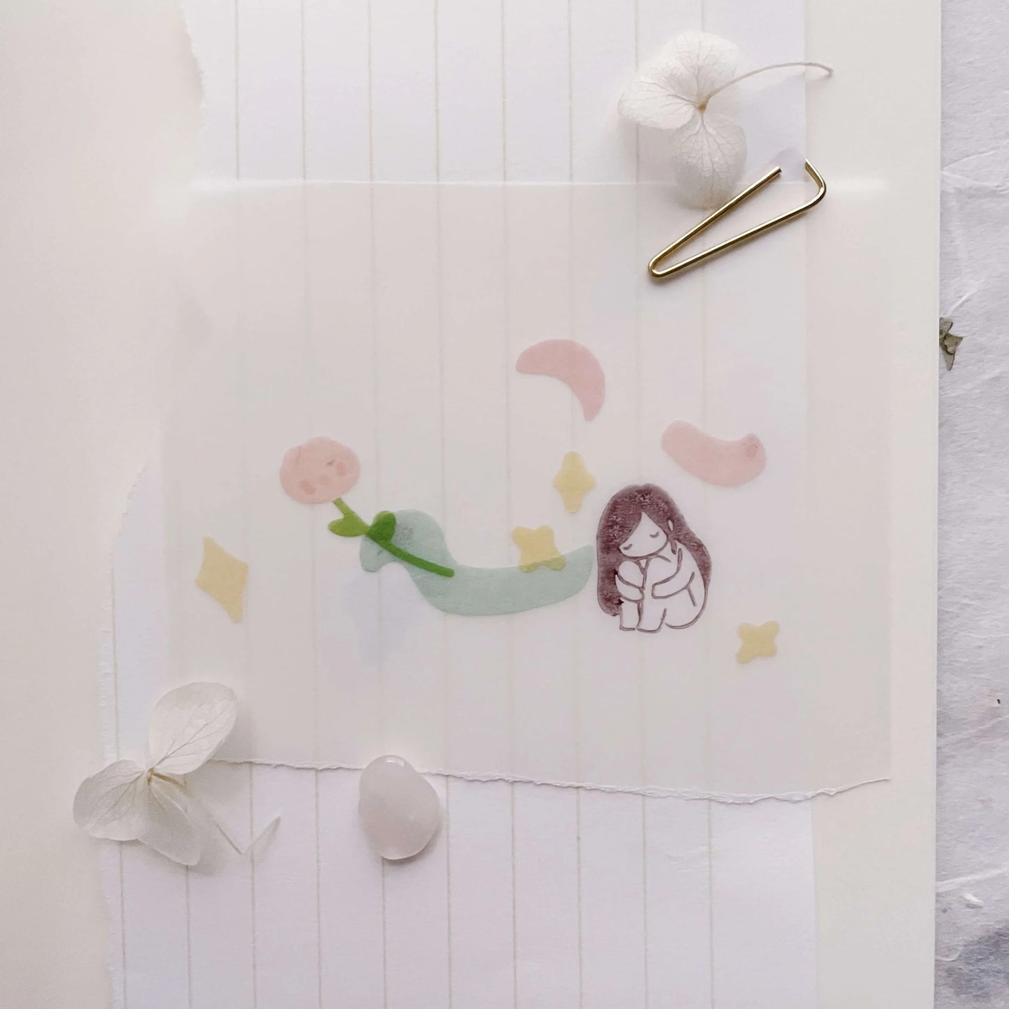 Msbulat Rubber Stamp - Listen To Your Heart