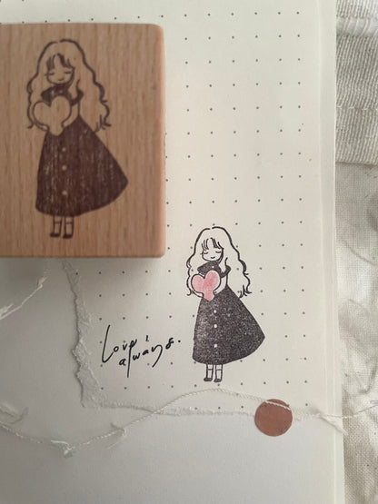 Msbulat Rubber Stamp - Love, Always
