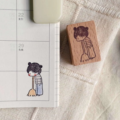 Msbulat Rubber Stamp - Low Batt