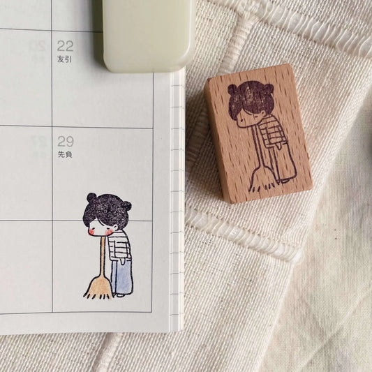 Msbulat Rubber Stamp - Low Batt