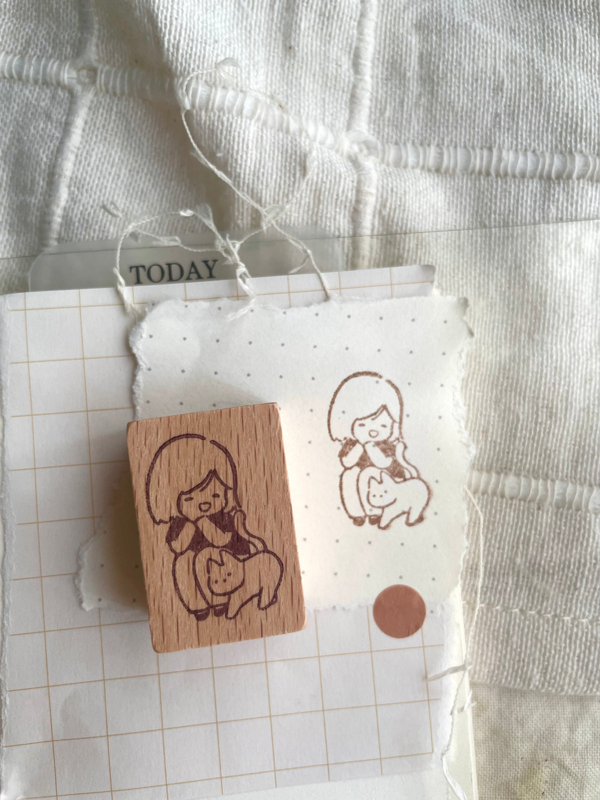 Msbulat Rubber Stamp - Meow Magic