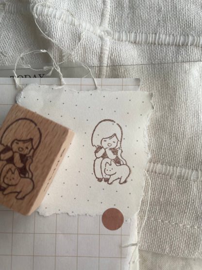 Msbulat Rubber Stamp - Meow Magic