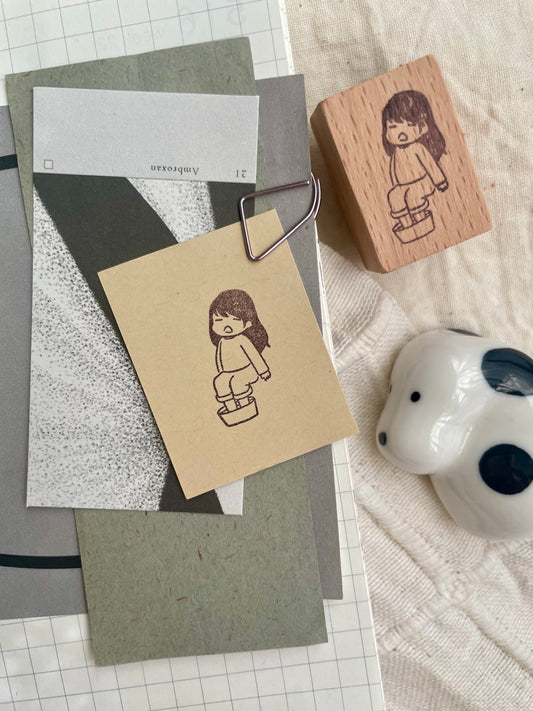 Msbulat Rubber Stamp - Soaking Away