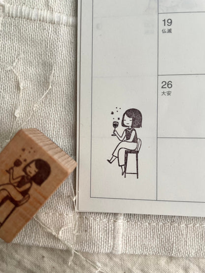 Msbulat Rubber Stamp - Sparkle On