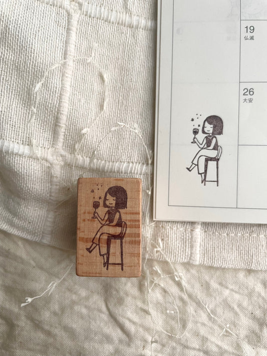 Msbulat Rubber Stamp - Sparkle On