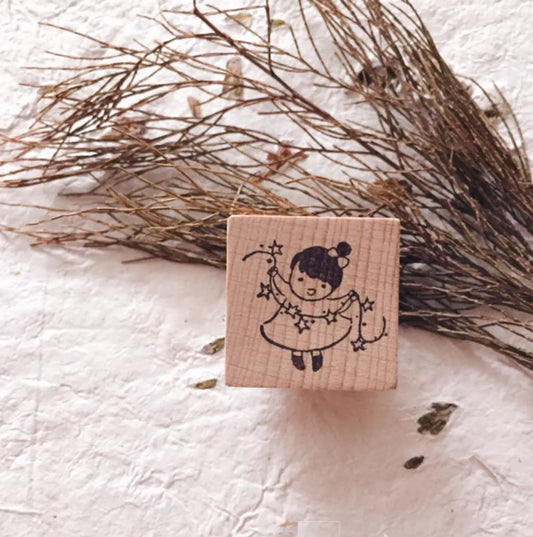 Msbulat Rubber Stamp - Starry Girl