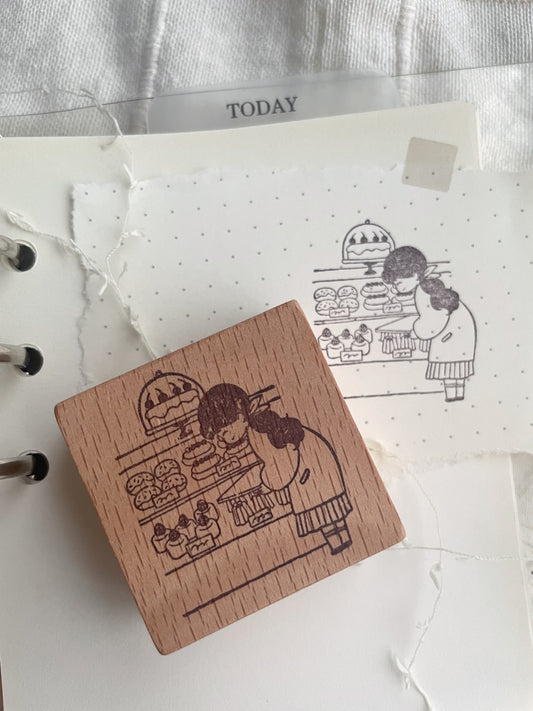 Msbulat Rubber Stamp - Taste Happiness