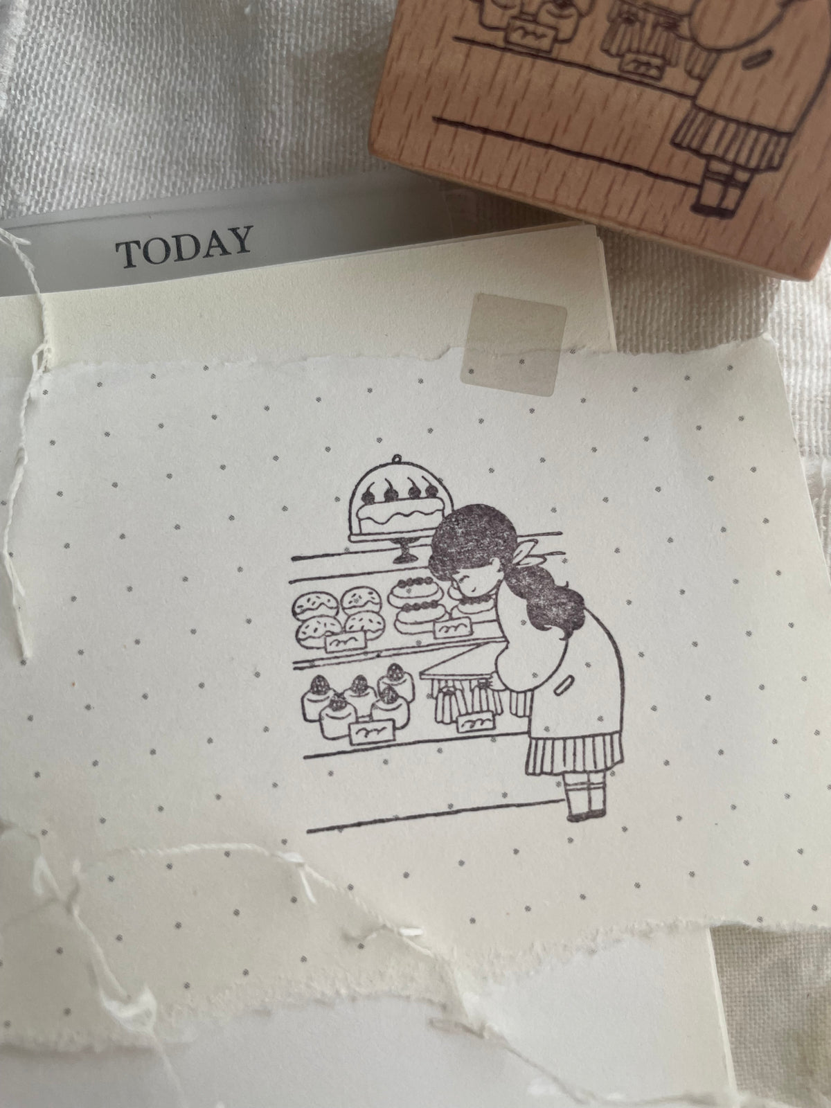 Msbulat Rubber Stamp - Taste Happiness