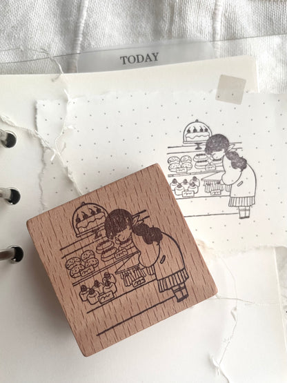 Msbulat Rubber Stamp - Taste Happiness
