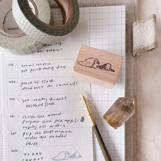 Msbulat Rubber Stamp - Today Cannot