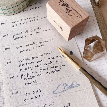 Msbulat Rubber Stamp - Today Cannot